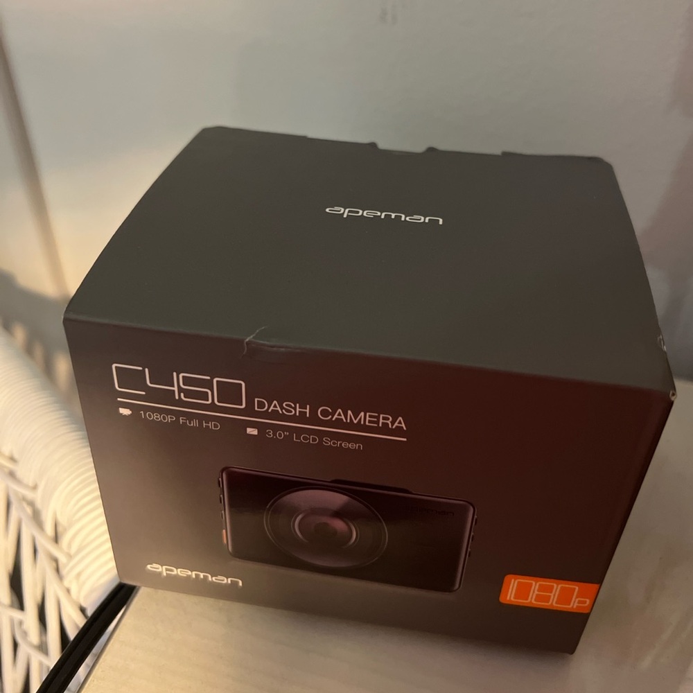 NEW Black Dash Cam C450 1080P Full HD 3.0” LCD Screen